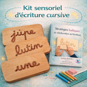 Kit sensoriel écriture cursive