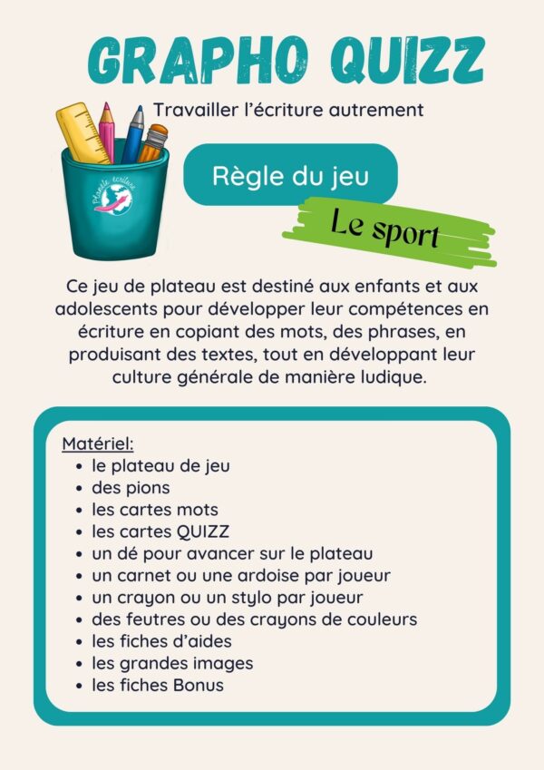 Grapho Quizz "Le sport"
