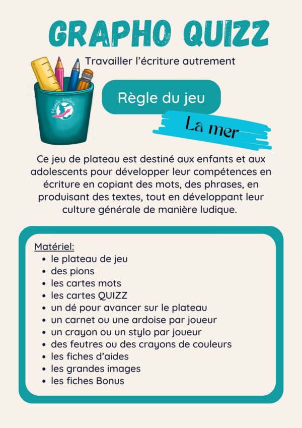 Grapho Quizz "La mer"