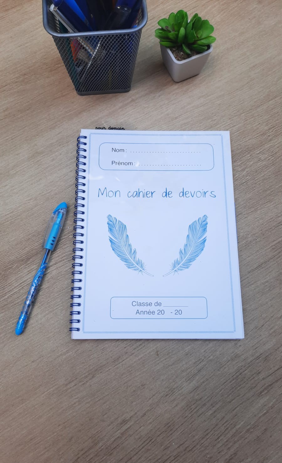 Cahier de texte lignage Planète écriture®