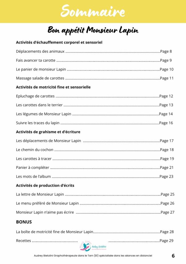 Comment se réconcilier avec l'écriture Bon appétit Monsieur Lapin – Image 2