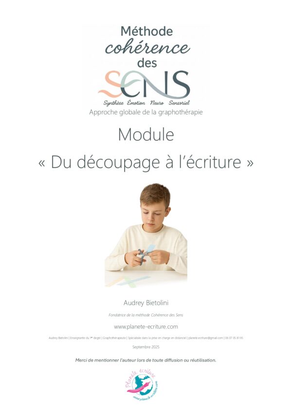Module Du découpage à l'écriture