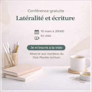 Visio conférence Latéralité et écriture