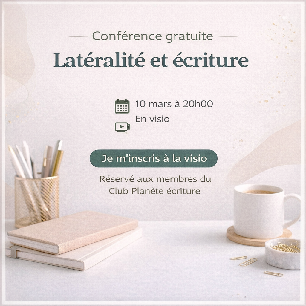 Visio conférence Latéralité et écriture