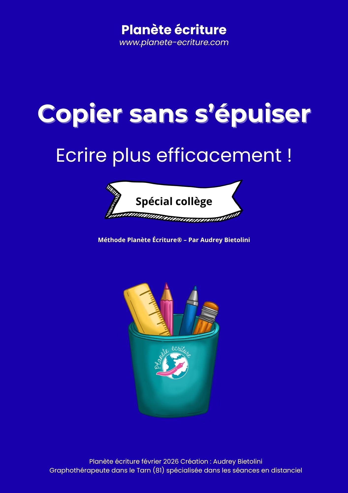 Copier sans s'épuiser Spécial Collège