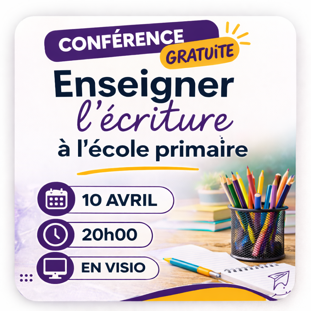 Visio conférence Enseigner l'écriture à l'école primaire