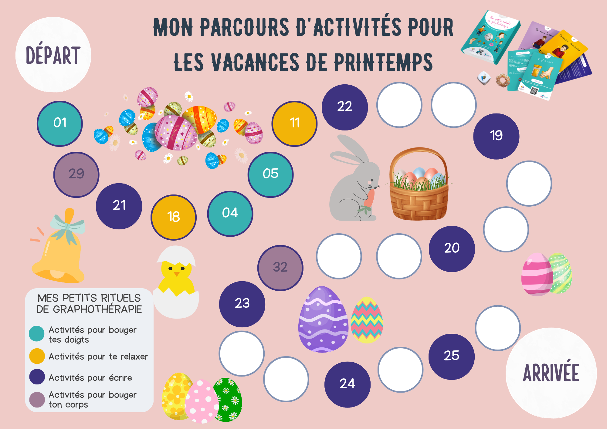 Parcours 4 saisons Mes petits rituels de graphothérapie