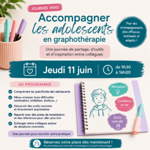 Visio Accompagner les adolescents en graphothérapie