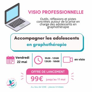 Visio Accompagner les adolescents en graphothérapie