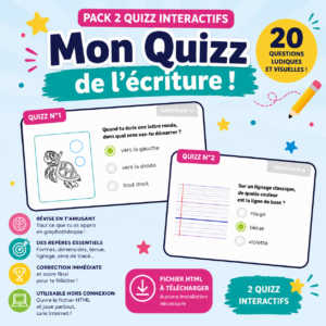 Pack Quizz interactifs graphothérapie