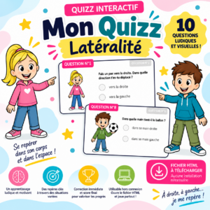 Quizz interactif Latéralité