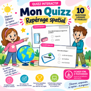 Quizz interactif Repérage spatial