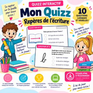 Quizz interactif Gestion de l'espace graphique
